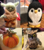 #121  Beth Collier—Beginning Needle Felting  Half day Wednesday am  $50