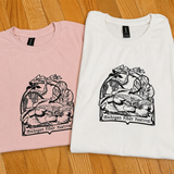 2025 Silk Morth Artwork  Crew/Neck -  Short Sleeve T-shirt in two colors