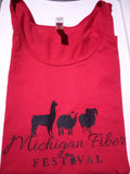 Logo Unisex Tank- Red
