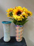 #246 Kathy McMinn —Woven Vase      Evening Thursday    $50