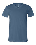 2025 V Neck T- Angora Goats, Steel Blue