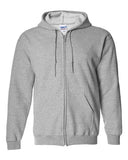 Logo Zip Hoodie Sweatshirt Sport Grey