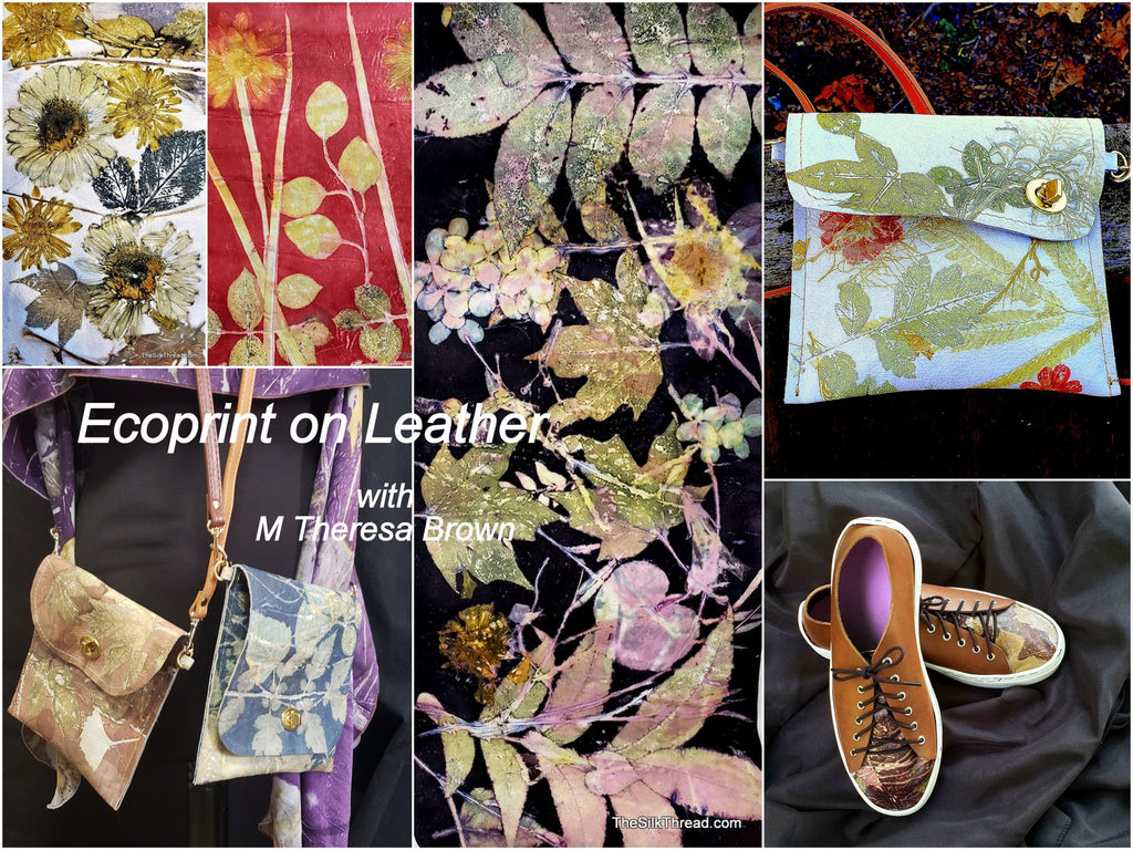 #203  M. Theresa Brown—Ecoprint on Leather in Color & Naturally    Full day Thursday $100
